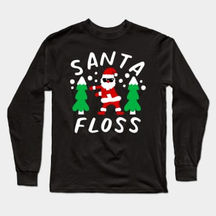 Santa Floss Long Sleeve T-Shirt